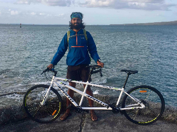 naresh kumar with bike-792